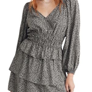 Nwt Madewell Tudor floral smocked waist top